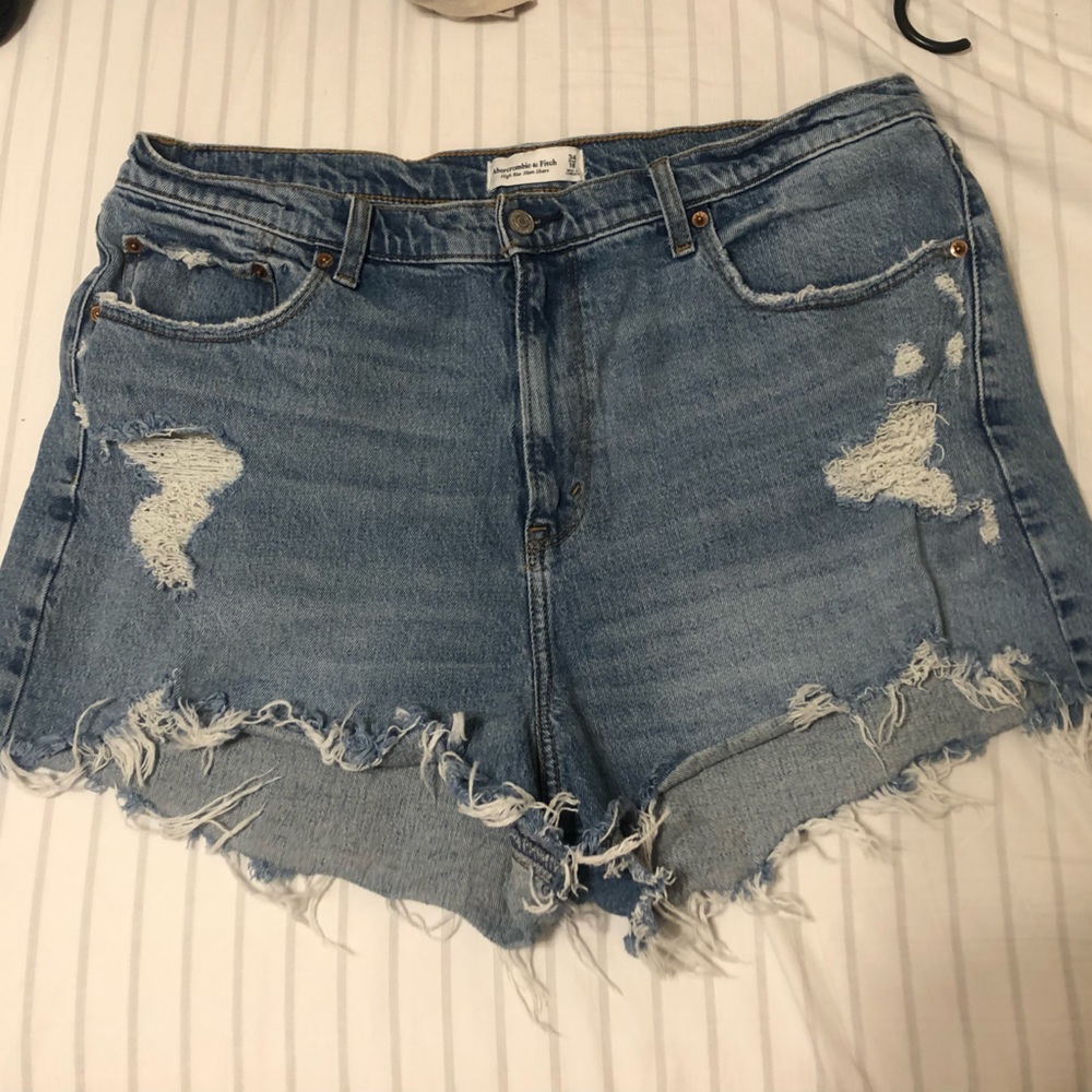 Size 18 high rise Jean shorts